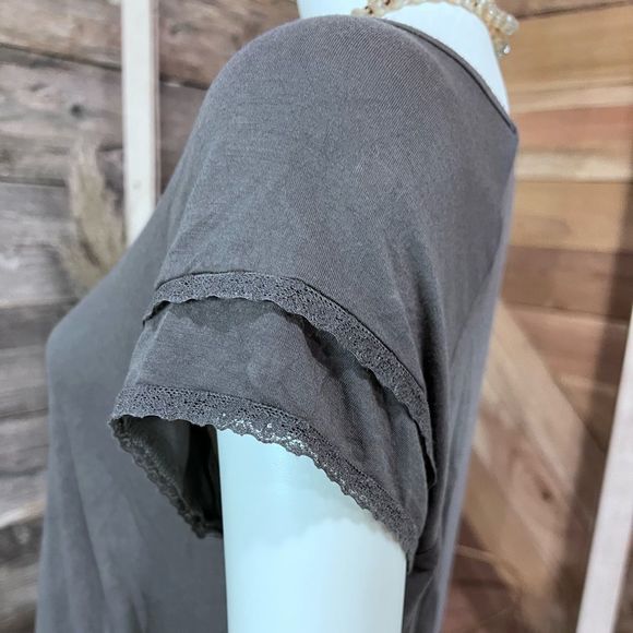 EUCÂ American Eagle Cropped Wide Neck Tee Super Softđź’— - Picture 5 of 5